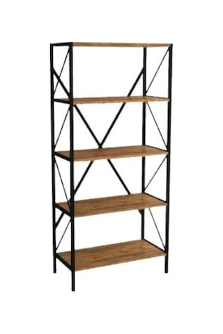 Rafburada Rafburada® 5 Katlı Kitaplık, Dekoratif Kitaplık, Ahşap Kitaplık.