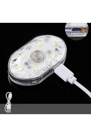 Eraks Araba Dokunmatik Led Beyaz Aydınlatma Işığı Okuma Lambası