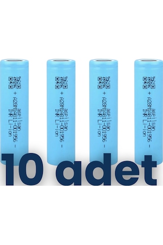 Aspilsan 2900 mAh Li-ion Şarjlı Pil 10 Adet