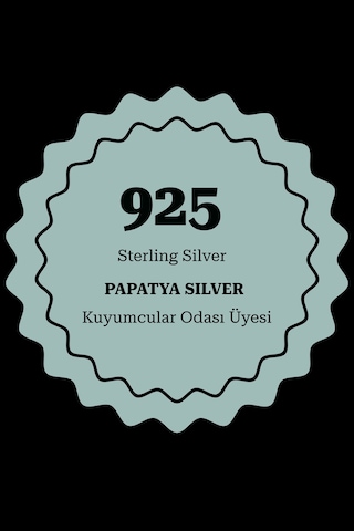 Papatya Silver 925 Ayar Gümüş Üçlü Nazar Mineli Bileklik