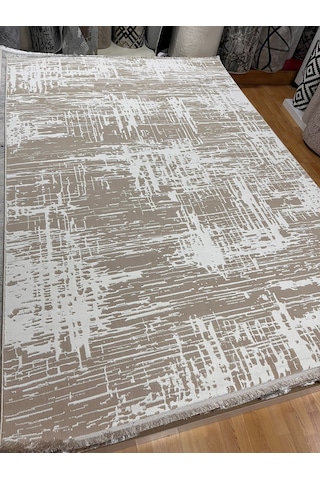 Bertuğ Halı Ada Serisi 07 Salon Oturma Odası Halısı 6m2 200x290 Krem - Vizon
