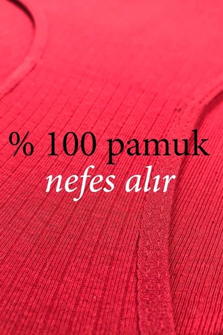 4 Adet Kadın Yüksek Bel Ribana Bato Külot S102 Çok Renkli