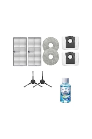 Dreame L10s Pro Ultra Head İle Uyumlu 2 Yan Fırça 2 Filtre 2 Mop 1 Deterjan 2 Toz Torbası Genel