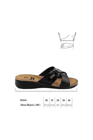 Gezer Yazlık Kadın Terlik (554652754) Siyah
