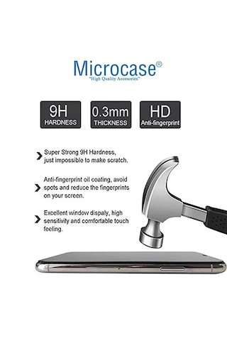 Microcase Google Pixel 10a Tam Kaplayan Çerçeveli Tempered Ekran Koruyucu -al3276