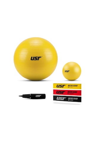 Usr 25+65 Cm Pilates Topu + Pompası + 3 Micro Bant
