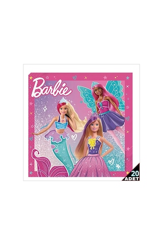 Barbie Fantasy Peçete, 33cm X 33cm - 20 Adet