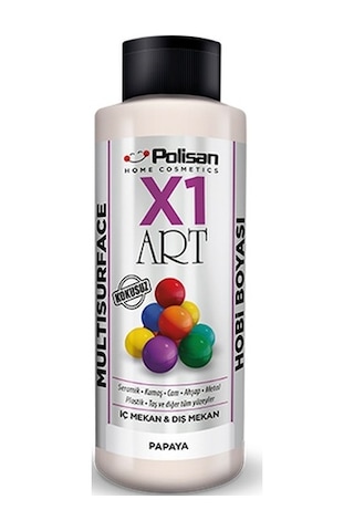 Polisan X1 Art Multisurface Hobi Boyası Papaya 120 ML
