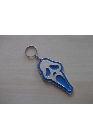 Ghostface Anahtarlık Plastik 2 Adet- Mavi Renk Ghost Logo, Hayalet Maskot, Oto Anahtarlığı Ghostface Anahtarlık Plastik 2 Adet- Mavi Renk Ghost Logo, Hayalet Maskot, Oto Anahtarlığı