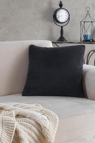 Maisonart Sofa 1 Adet Antrasit Renk Welsoft Kırlent Kılıfı Yastık Kılıfı 44x44 Cm