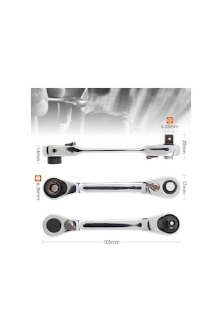 Novahub Çift Hızlı Soket Cırcır Anahtarı Rod Tornavida 14 Inç, Pratik Çözüm