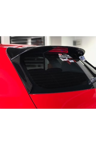 Seat Leon Spoiler Spoyler Yan Çıta Plastik Parlak Siyah