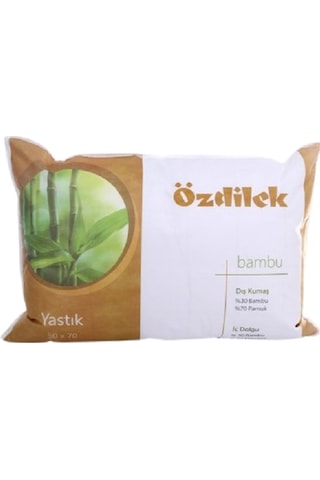 Özdilek Bambu Yastık 50x70 CM Özdilek Yastık Saten Biyeli Fermuar