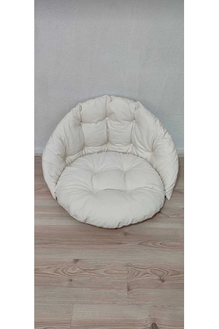 Elegant Concept Makrome Salıncak Minderi Ürün "salıncak Görsel Amaçlı Kullanılmaktadır" Krem