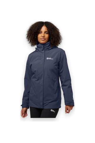 Jack Wolfskin A60333-1388 Rotwand 3ın1 W Kadın Oudoor Mont renkli