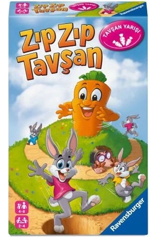 248810 Ravensburger - Zıpzıp Tavşan - Seyahat Boy Kutu Oyunu
