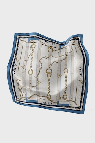 Guess Square Desenli 90 X 90 Cm İpek Eşarp Aw5765sıl90 Kadın Eşarp Aw5765 Sıl90 Blu Mavi
