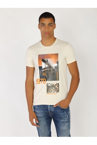 Roberto Cavalli Erkek Tshirt /M.Rob.0421.14024 Bej