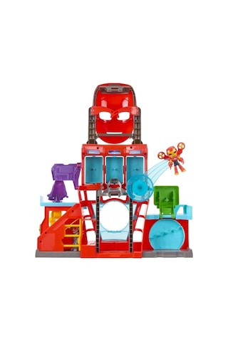 Marvel Iron Man And His Awesome Friends Iron Quarters Oyun Seti G1259