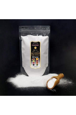 Hanzade Bitkisel Saf Vanilya Şekersiz 500 G