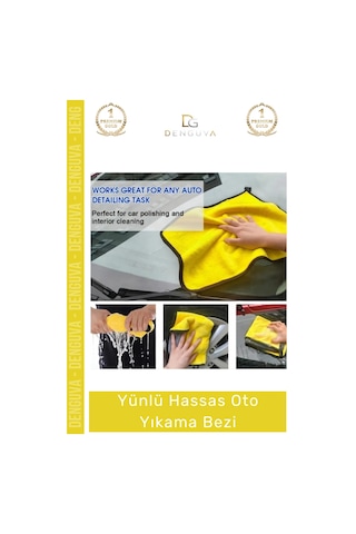 Mikrofiberbez Nano Teknoloji Yünlü Araba Temizlik Çizmez Yüzey Mikrofiber Hassas Oto Yıkama Bezi