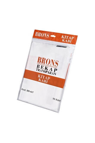 Brons Hazır Kitap Kabı Şeffaf 10'lu Br-462
