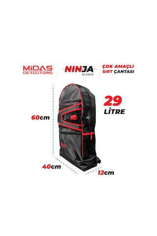 Midas - Ninja Xlarge - Çok Amaçlı Sırt Çantası