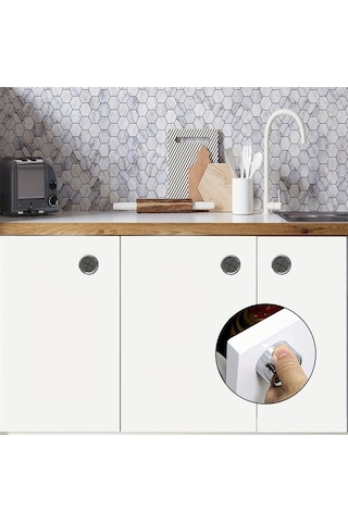 Dancemonkey Yapışkan Mutfak Havlu Askısı - Güvenli Abs Malzeme Gümüş Gümüş