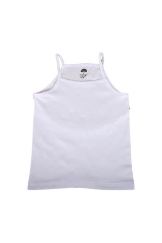 Ribana İp Askılı Kız Çocuk Atlet - Gmş Beyaz