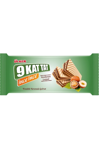 Ülker 9 Kat Gofret 114 Gr Çilekli Ve Fındıklı 8 Li Karma Paket