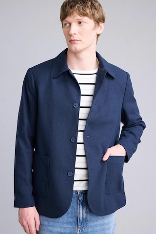 Defacto Regular Fıt Polo Yaka Yarım Astar Blazer Ceket G7591ax26smnv146 Lacivert-nv146