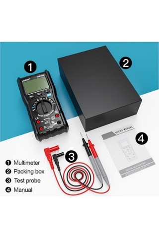 Mestek Dm100a True Rms Ncv Smart Otomatik Yüksek Hızlı Multimetre