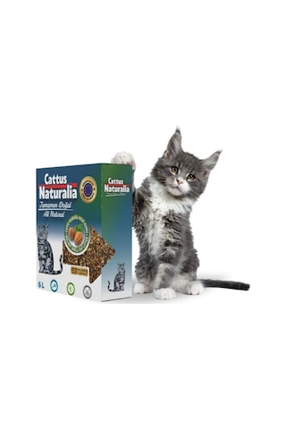 Cattus Naturalia Ceviz Kabuğundan Yapılmış Doğal Kedi Kumu 6 x 6 L