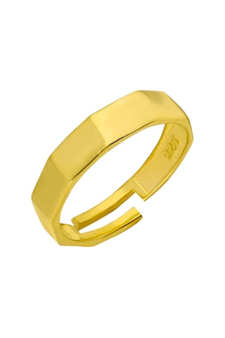 Poligon Yüzük 719373 Gold Gümüş Poligon Yüzük 719373 Gold Gümüş