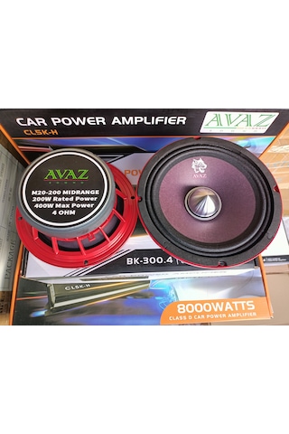 Avaz M20-200 20 Cm 200 Rms Kurşun Göbek Midrange