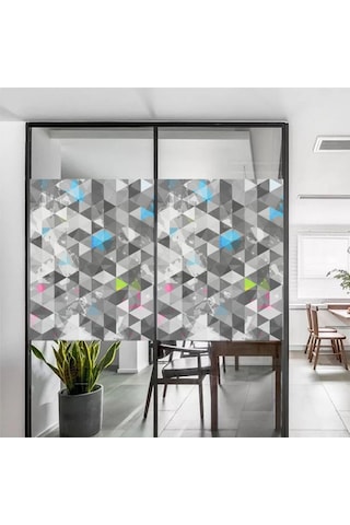 Suntek Statik Sarılmak Vitray Filmi Gizlilik Buzlu Cam Etiket 1.