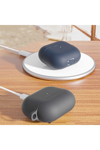 Apple AirPods Uyumlu 3. Nesil Zore Standart Silikon Kılıf Beyaz