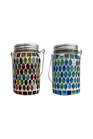 Singree Güneş Enerjili Masaüstü Bahçe Lambası, Suya Dayanıklı Ve Otomatik Açma/kapama Özellikli, Mavi Mavi