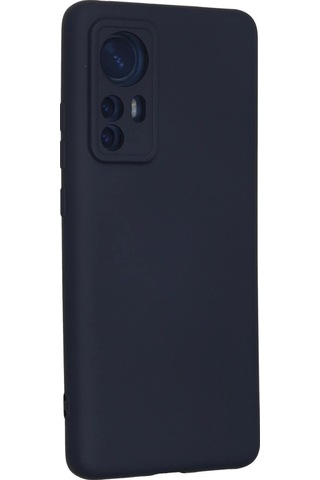 Xiaomi Mi 12 Kılıf Nano İçi Kadife Silikon - Lacivert Düz Renkli