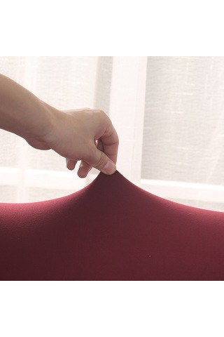 Geeroyoo Spandex Ve Polyesterden Yapılmış Ev Sofalari İçin Esnek, Dayanıklı Koltuk Örtüsü - Çeşitli Renk Seçenekleri Bordo Dahil Gri