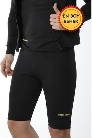 Fitformgiyim Unisex % 100 Extra Termal Kısa Şort Termal Kadın -erkek Acık Siyah