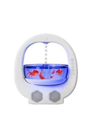 Çeşithane Anti-gravity Akıllı Nemlendirici & Bluetooth Hoparlör - Yer Çekimine Meydan Okuyan Su Daml