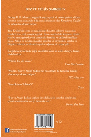 Kargaların Ziyafeti Kısım 1 - George R. R. Martin - Epsilon Yayınevi