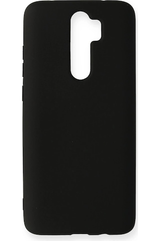 Newface Xiaomi Redmi Note 8 Pro Kılıf Nano İçi Kadife Silikon Semeglbl - 95 - Siyah Sıyah