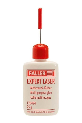 Faller 170494 İğne Uclu Karton Yapıştırıcısı, 25 Gram