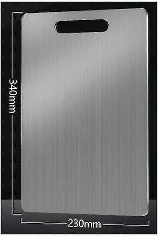 Titanyum Kesme Tahtası Çift Taraflı Titanyum Mutfak Doğrama Tahtası S202412275229 C Diğer