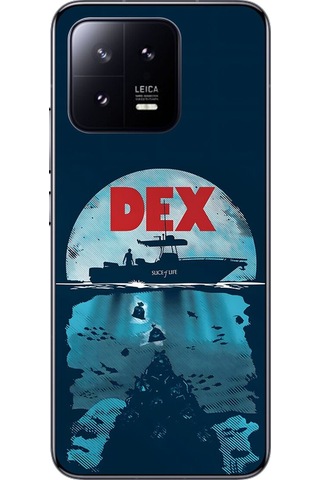 Xiaomi Mi 13 Uyumlu Şeffaf Kılıf Dexter Tasarımlı