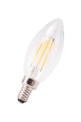 E12 4w Edison Mum Alev Filament Led Ampul Lamba 10 3,5 Cm