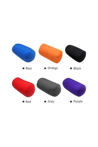 Vkemall Mavi Ym-110 Zarfımsı Yumuşak Köpük Taneli Yastık, Bel Ve Boyun Desteği, 30x16cm, Ev Ofis Araç Uygun Diğer