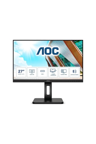 AOC Q27P2CA 27" 4 MS 75 Hz HDMI+DP+USB-C IPS Monitör